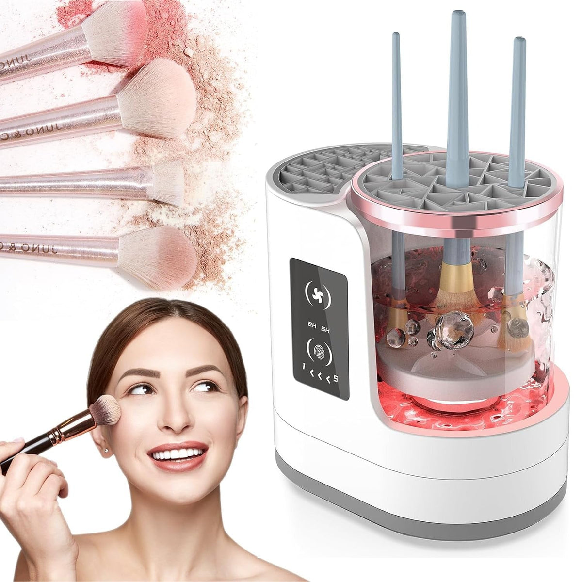 3 in1 Electric Makeup Brush Cleaner
